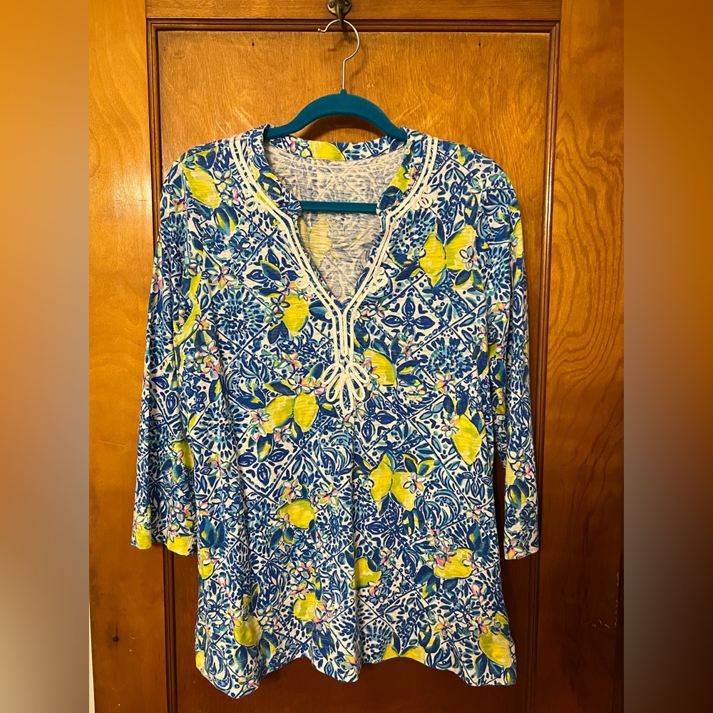 Lilly Pulitzer Tunic Top Size Large